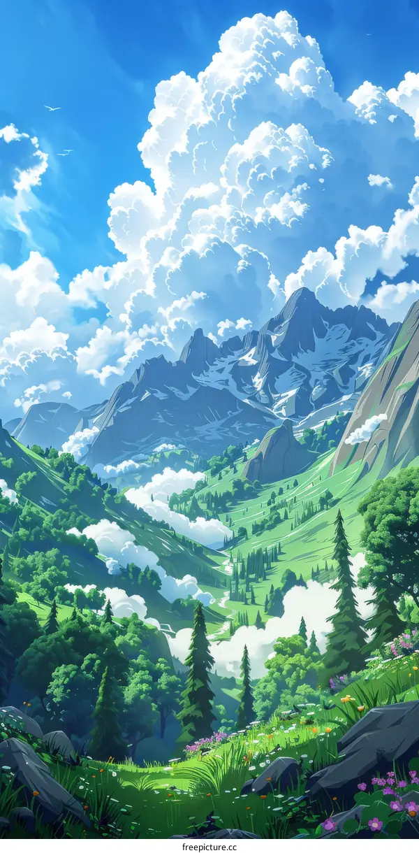 The beautiful valley