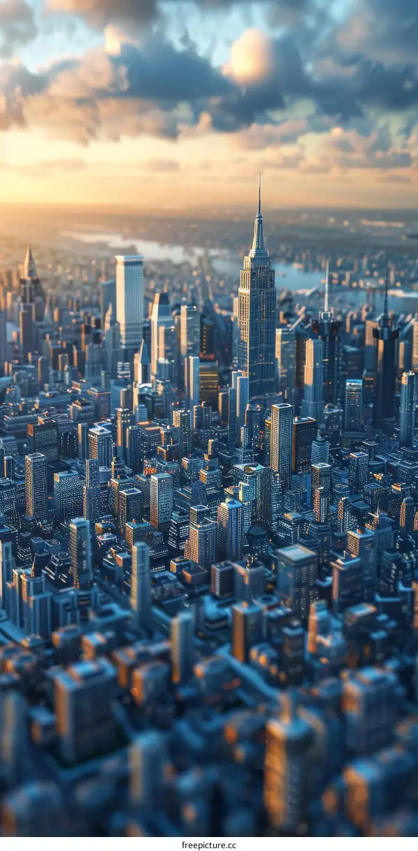 A City of Towering Heights and Glass Shimmers