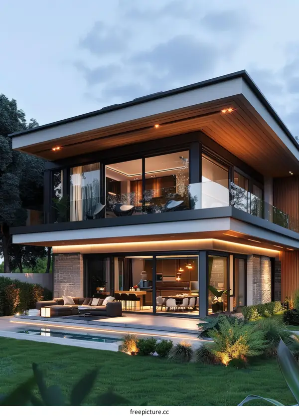 Modern Luxury House Exterior Design