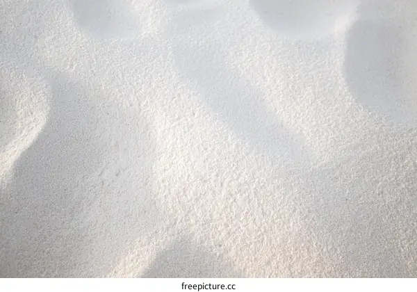 Closeup Texture of White Sand