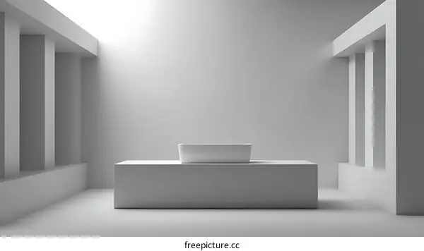 Abstract Minimalist Modern Architectural Interior Design
