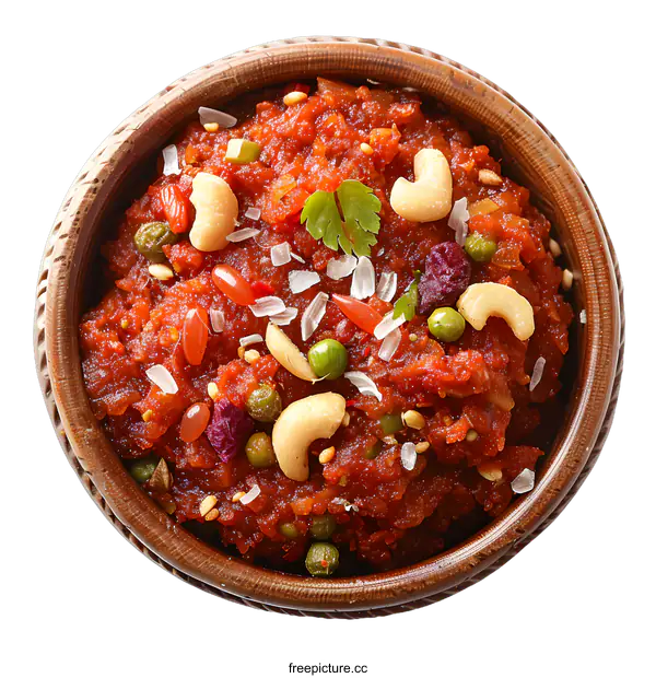 [Transparent Background PNG]Spicy Carrot Dessert with Nuts and Seeds