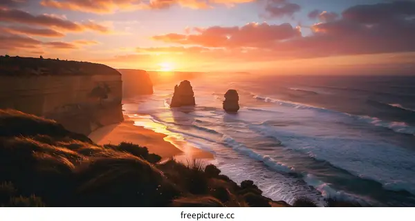 Sunrise Over the Twelve Apostles
