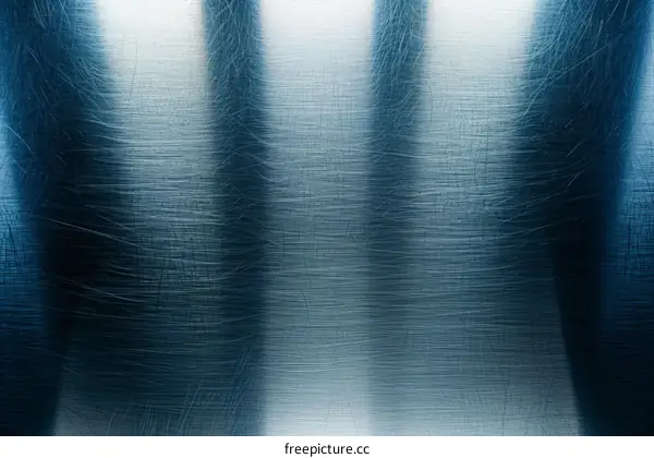 Blue metal texture background with bright highlights