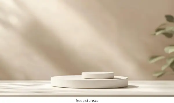 Elegant Minimalist Product Display Stand