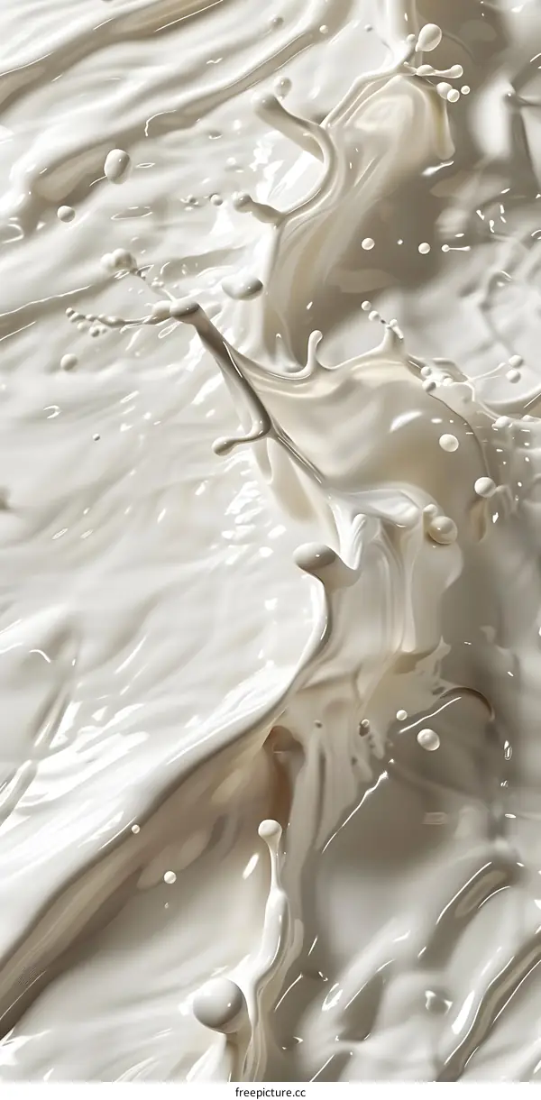 White liquid splash abstract background