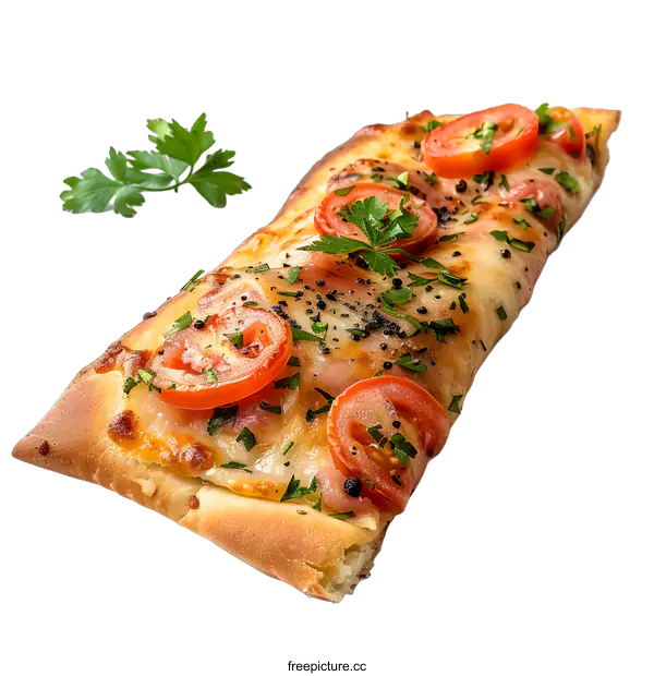 [Transparent Background PNG]Delicious Rectangular Pizza on White Background