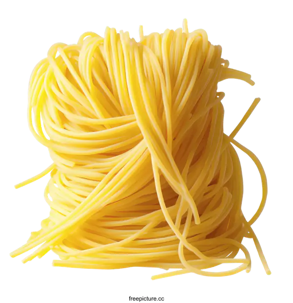 [Transparent Background PNG]Pile of Uncooked Spaghetti Pasta