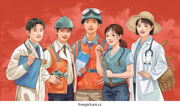 Different occupations