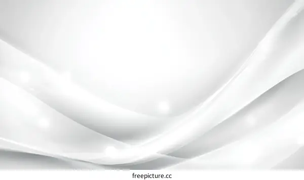 Abstract White Smooth Flowing Lines Background Design