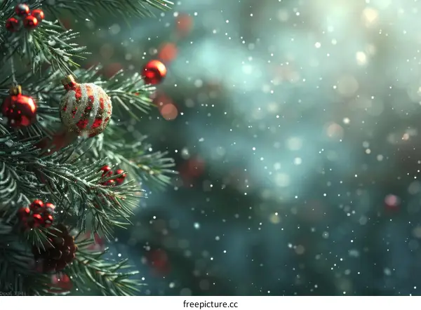 Red and Gold Christmas Tree Ornaments