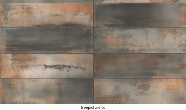 Rustic Metal Tiles Design Pattern