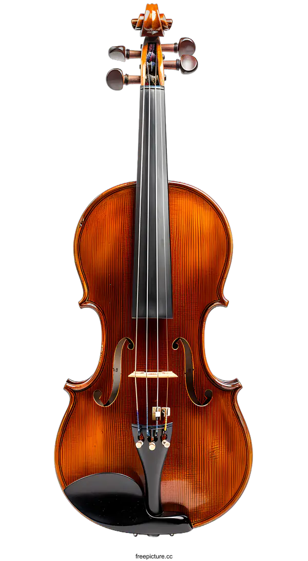 [Transparent Background PNG]Violin on White Background