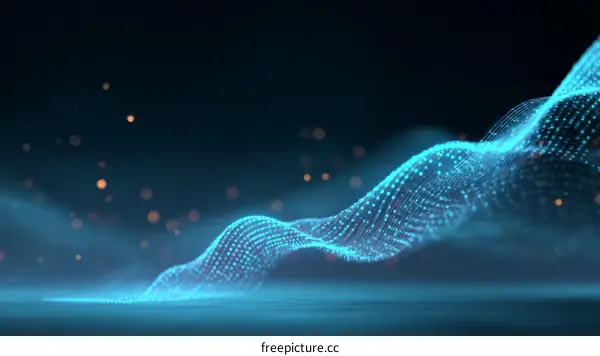 Abstract Digital Wave Design