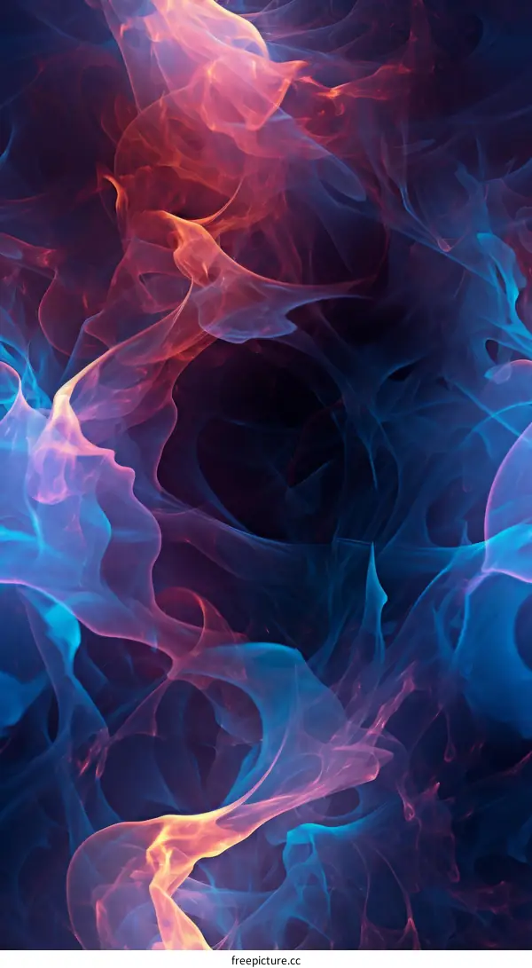Abstract colorful smoke background