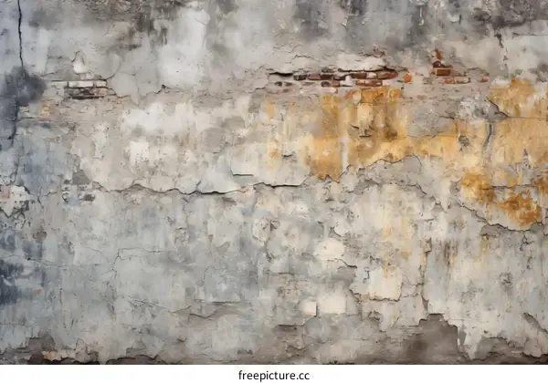 old weathered grunge cracked concrete brick wall texture background