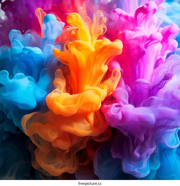 Colorful Smoke Explosion