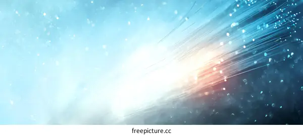 Abstract Fiber Optic Technology Background Image