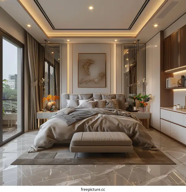 Bedroom Decor with Modern Minimalist Style