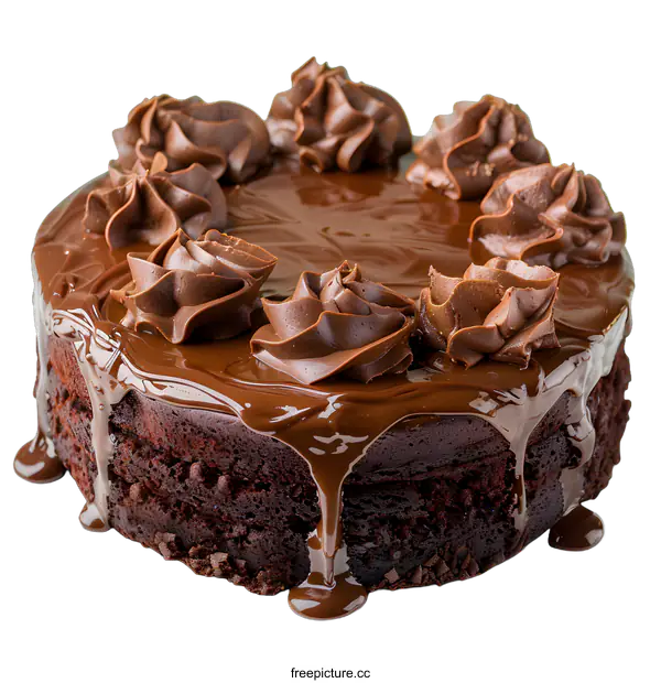 [Transparent Background PNG]Delicious Chocolate Cake
