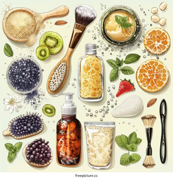 Natural skincare ingredients and cosmetic products