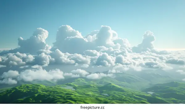 Awe-Inspiring Mountain and Cloudscape