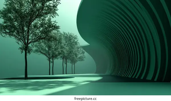 Abstract Architectural Landscape Design