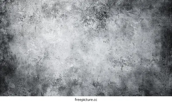 Grey concrete wall with a rough texture