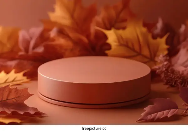 Autumn Display Stand Minimalist Design