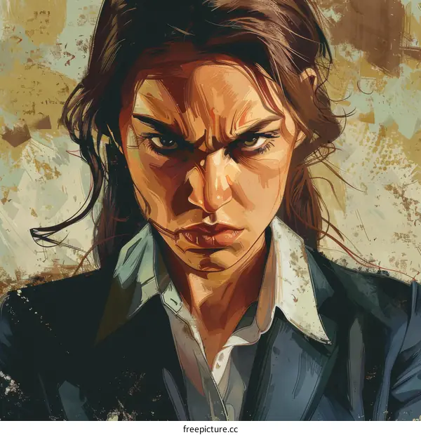 Portrait of a determined young woman