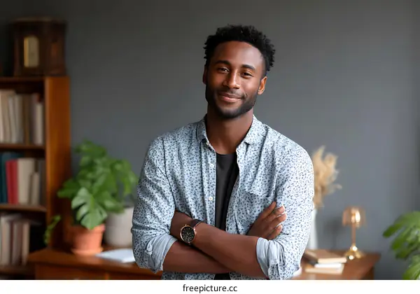 Portrait of a Confident African Man