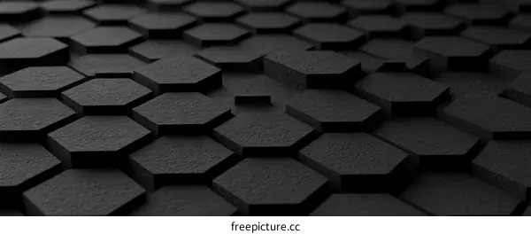 Abstract Hexagonal Geometric Pattern