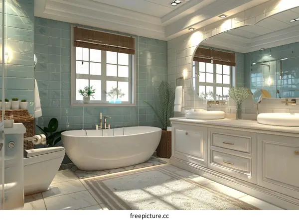Elegant and Modern Bathroom Interior Design