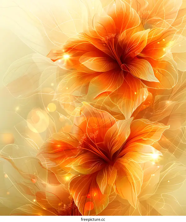 Orange flowers