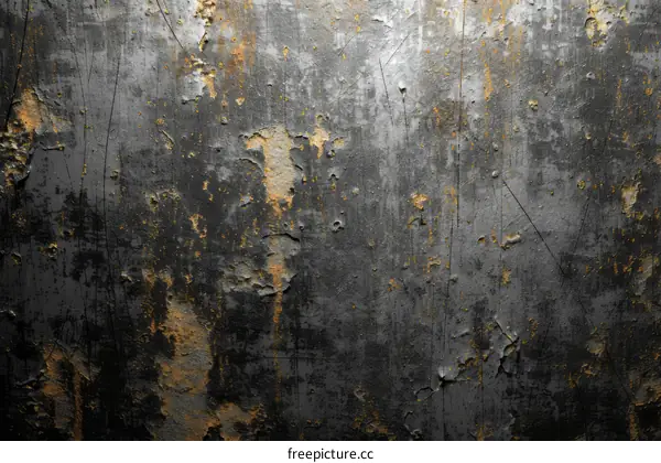 Dark Gray And Gold Abstract Texture Background