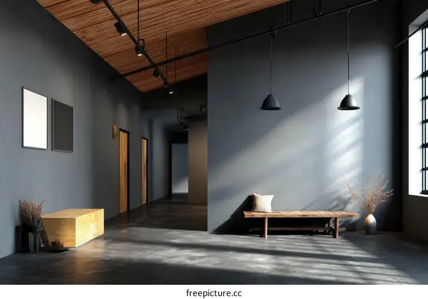 Modern Minimalist Corridor Interior Design