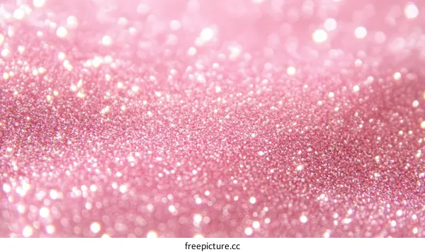 Sparkling Pink Glitter Background