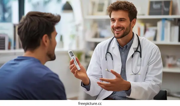 Medical Consultation Between Doctor and Patient