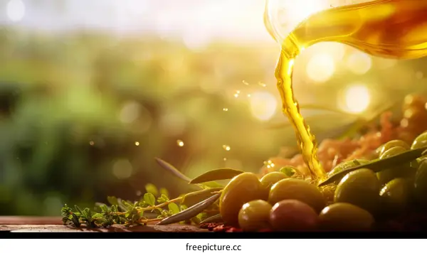 Olive oil is a healthy oil that is good for the heart