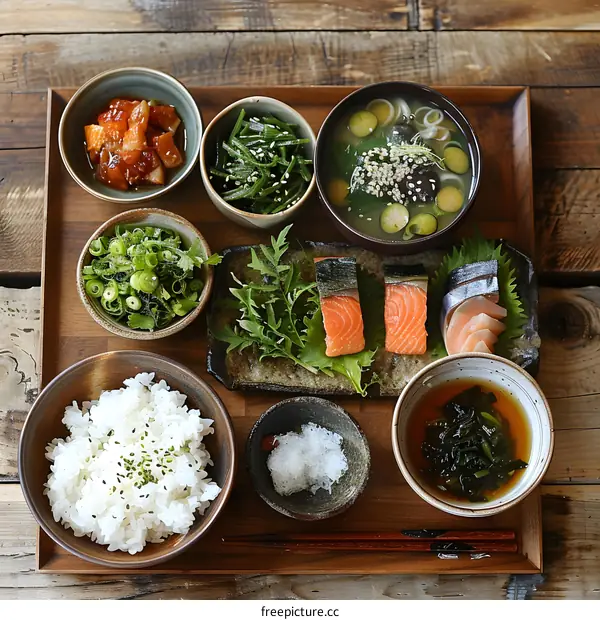 A delicious and healthy Japanese breakfast