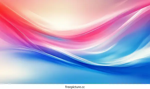 Abstract Colorful Flowing Lines Background Design