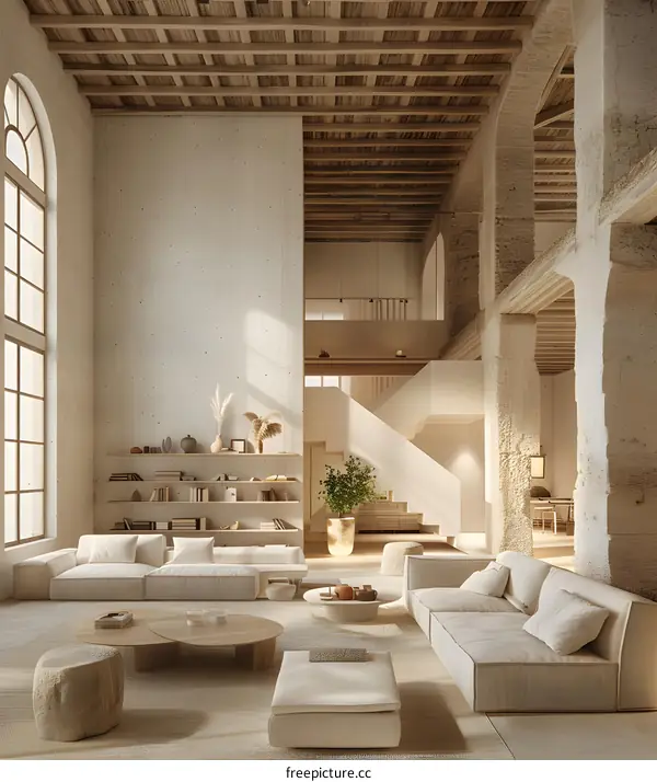 Modern interior design living room