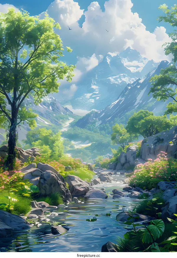 Fantasy Forest River