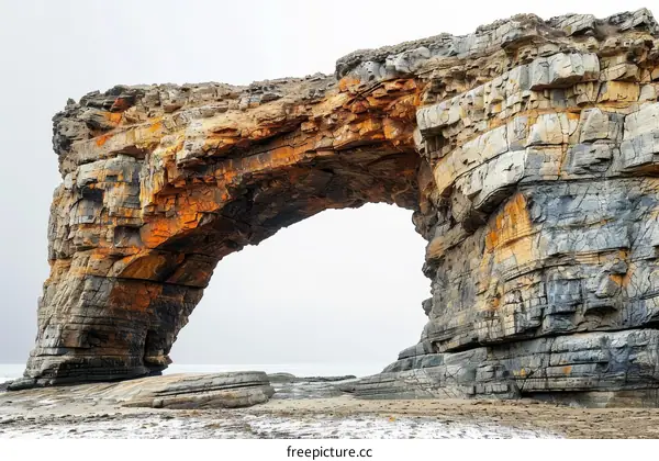 Stunning Rocky Arch on a Secluded Beach