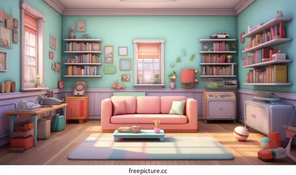 Cozy Home Interior Living Room