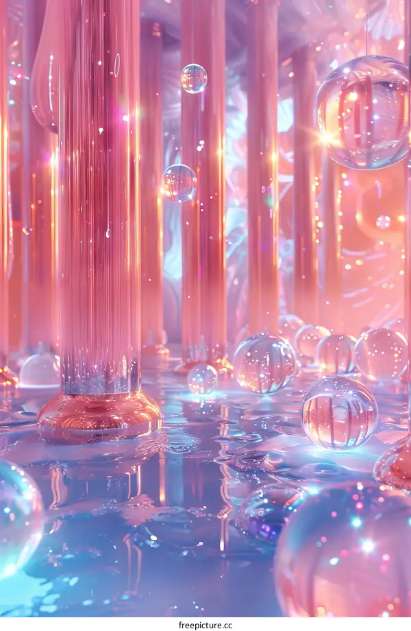 Crystal Ball with Light and Shadow