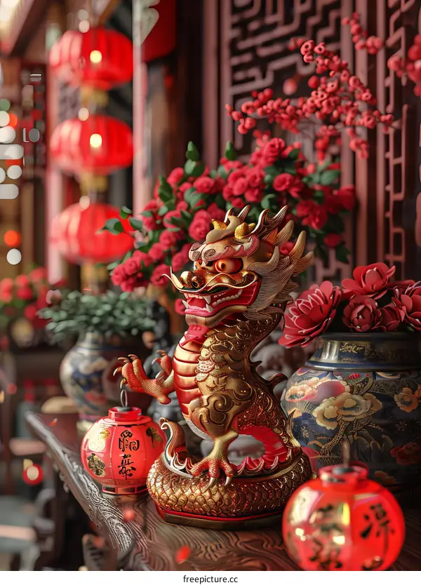 Happy Chinese New Year. May the Year of the Dragon bring you good luck and prosperity