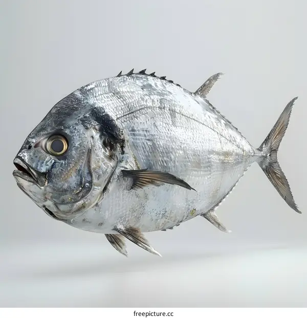 Realistic 3D Render of a Fish