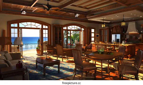 Interior Design of Modern Ocean View Luxury Home