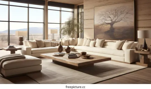 Modern Minimalist Living Room Interior Design